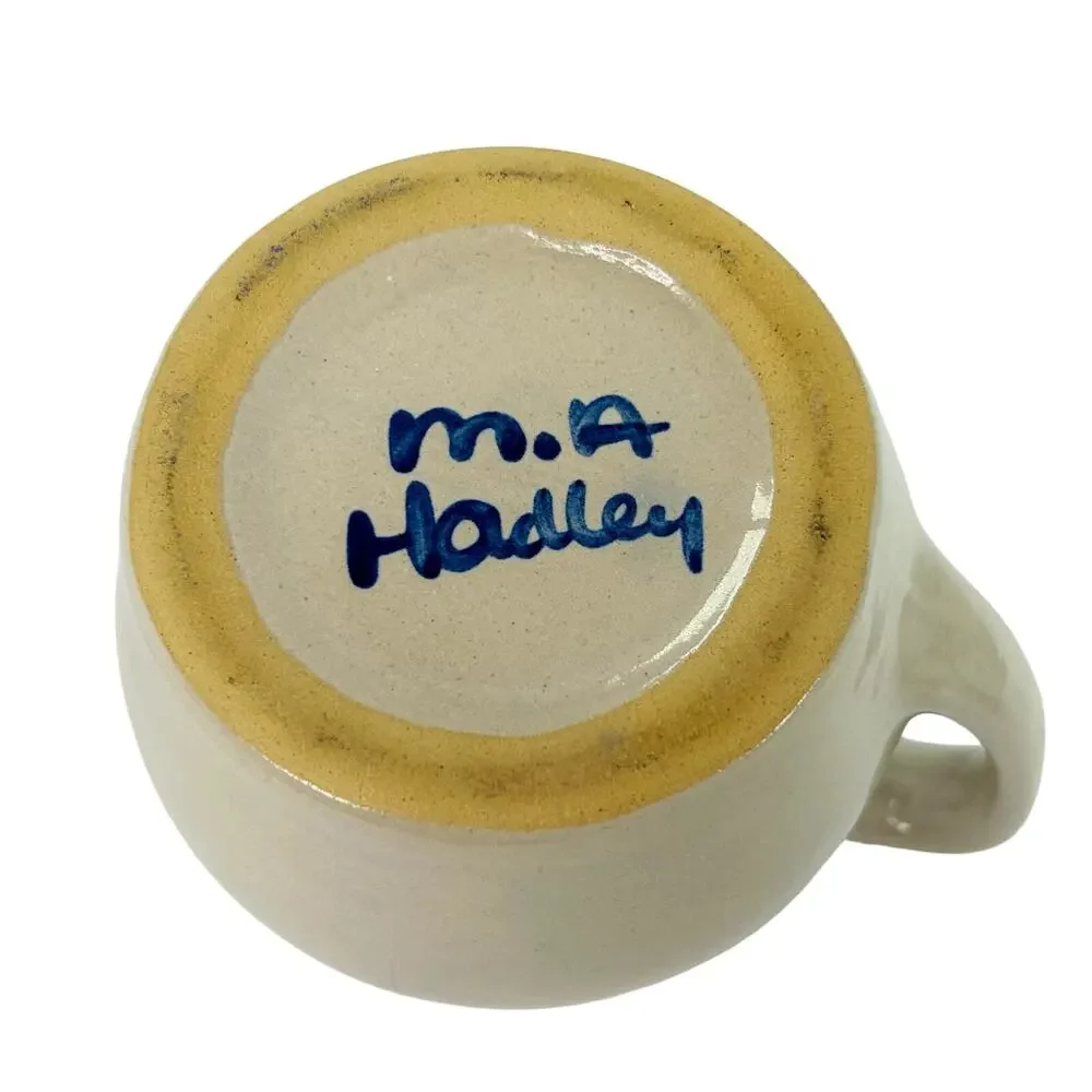 M A Hadley Pottery CLIPPER SHIP 1 Pint Pitcher 5.25